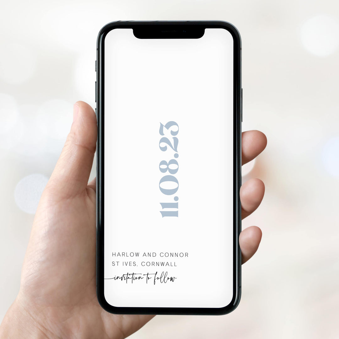 editable save the date, mobile save the date, save the date, wedding save the date, wedding stationery