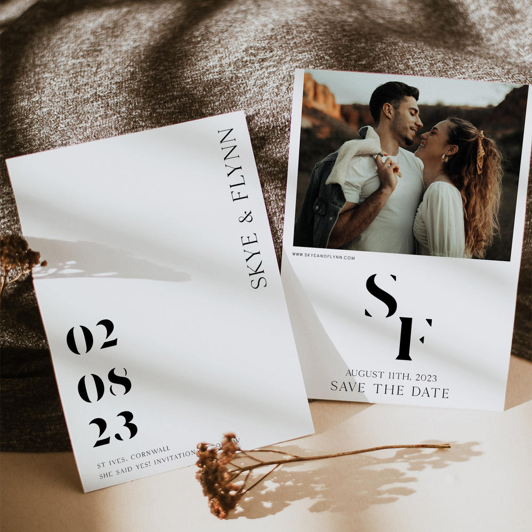 editable save the date invitation, printable save the date invitation, editable wedding invitation suite, editable wedding stationery, printable wedding stationery, modern wedding items, wedding save the dates