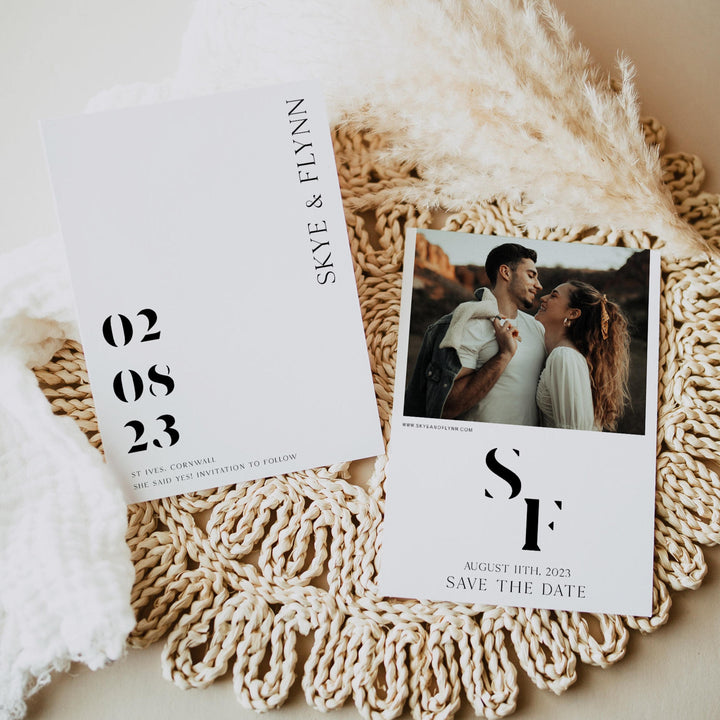 editable save the date invitation, printable save the date invitation, editable wedding invitation suite, editable wedding stationery, printable wedding stationery, modern wedding items, wedding save the dates