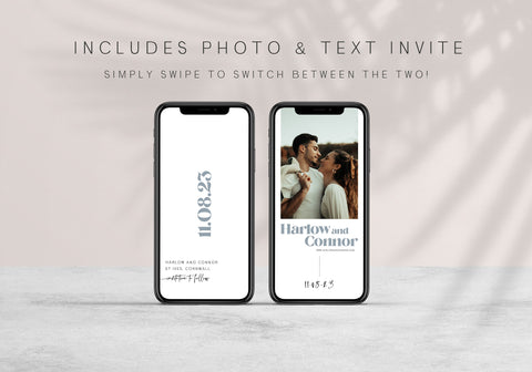 editable save the date, mobile save the date, save the date, wedding save the date, wedding stationery