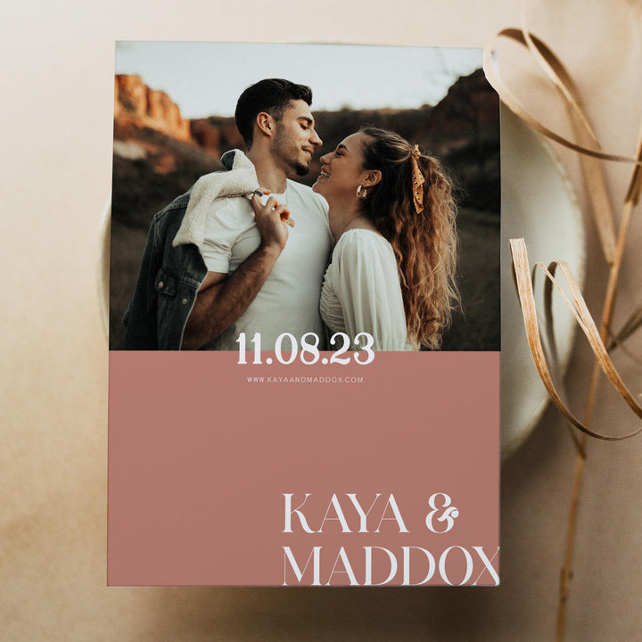 editable dusty rose save the date, printable save the date card, dusty rose wedding invitation suite, editable wedding stationery, printable wedding stationery, modern wedding items, wedding save the dates