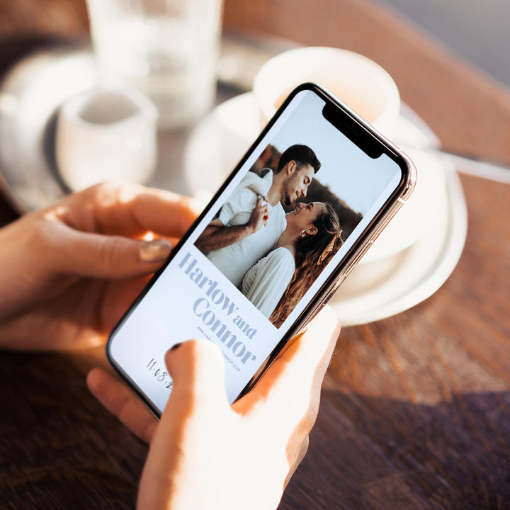 editable save the date, mobile save the date, save the date, wedding save the date, wedding stationery