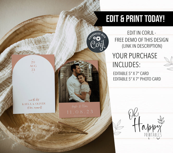 modern wedding invitation suite, editable wedding stationery, printable wedding stationery, modern wedding items, wedding save the dates