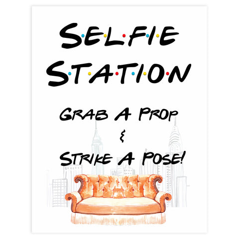 bridal selfie station, selfie station signs, Printable bridal shower games, friends bridal shower, friends bridal shower games, fun bridal shower games, bridal shower game ideas, friends bridal shower