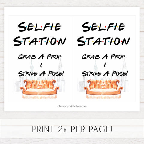 bridal selfie station, selfie station signs, Printable bridal shower games, friends bridal shower, friends bridal shower games, fun bridal shower games, bridal shower game ideas, friends bridal shower