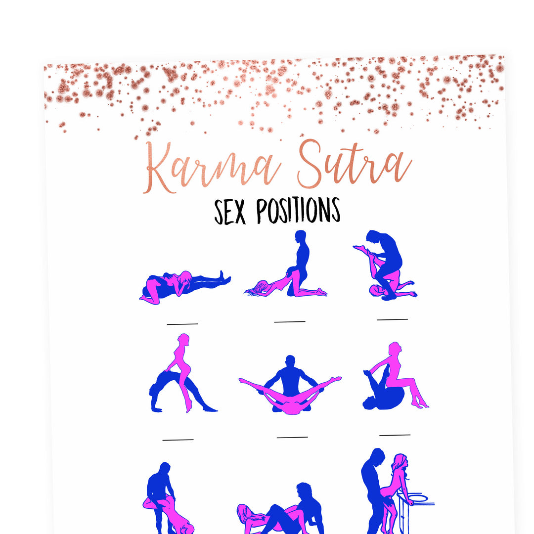 Guess The Sex Position - Rose Gold Foil