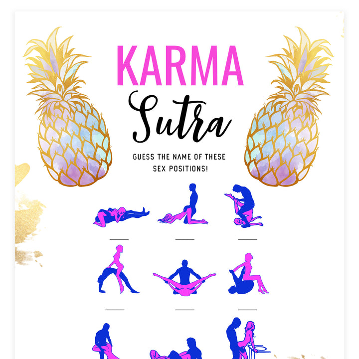 Guess The Sex Position - Gold Pineapple