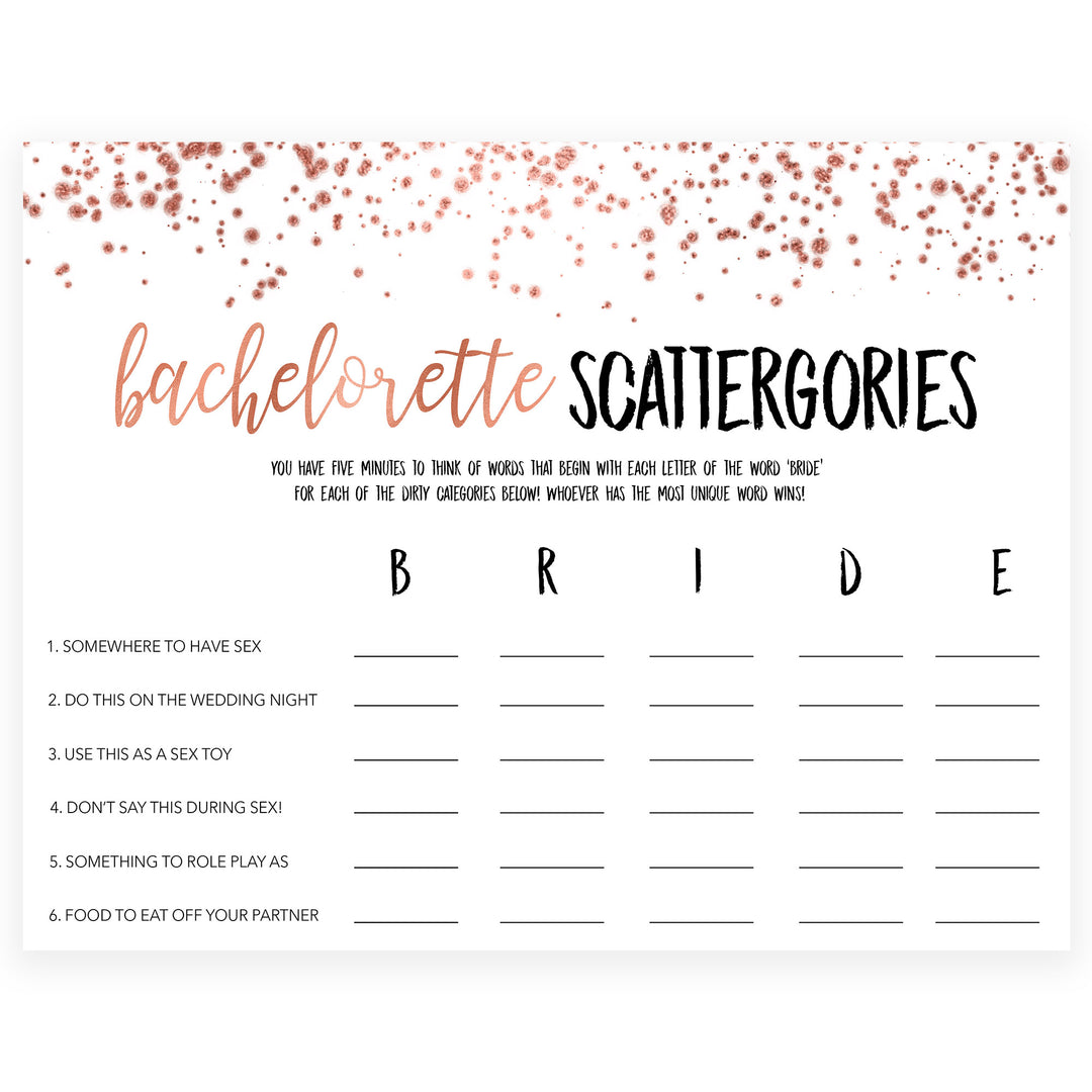 Rose gold bachelorette games, bachelorette sentences, bachelorette games, bridal shower games, top 10 baby games, fun bachelorette games, top bridal games, rose gold games