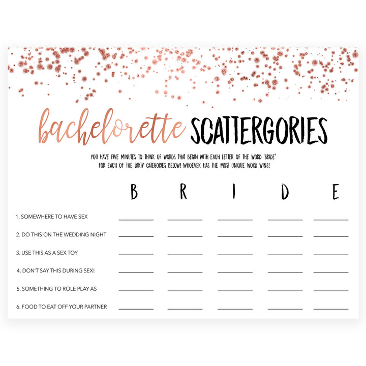 Rose gold bachelorette games, bachelorette sentences, bachelorette games, bridal shower games, top 10 baby games, fun bachelorette games, top bridal games, rose gold games