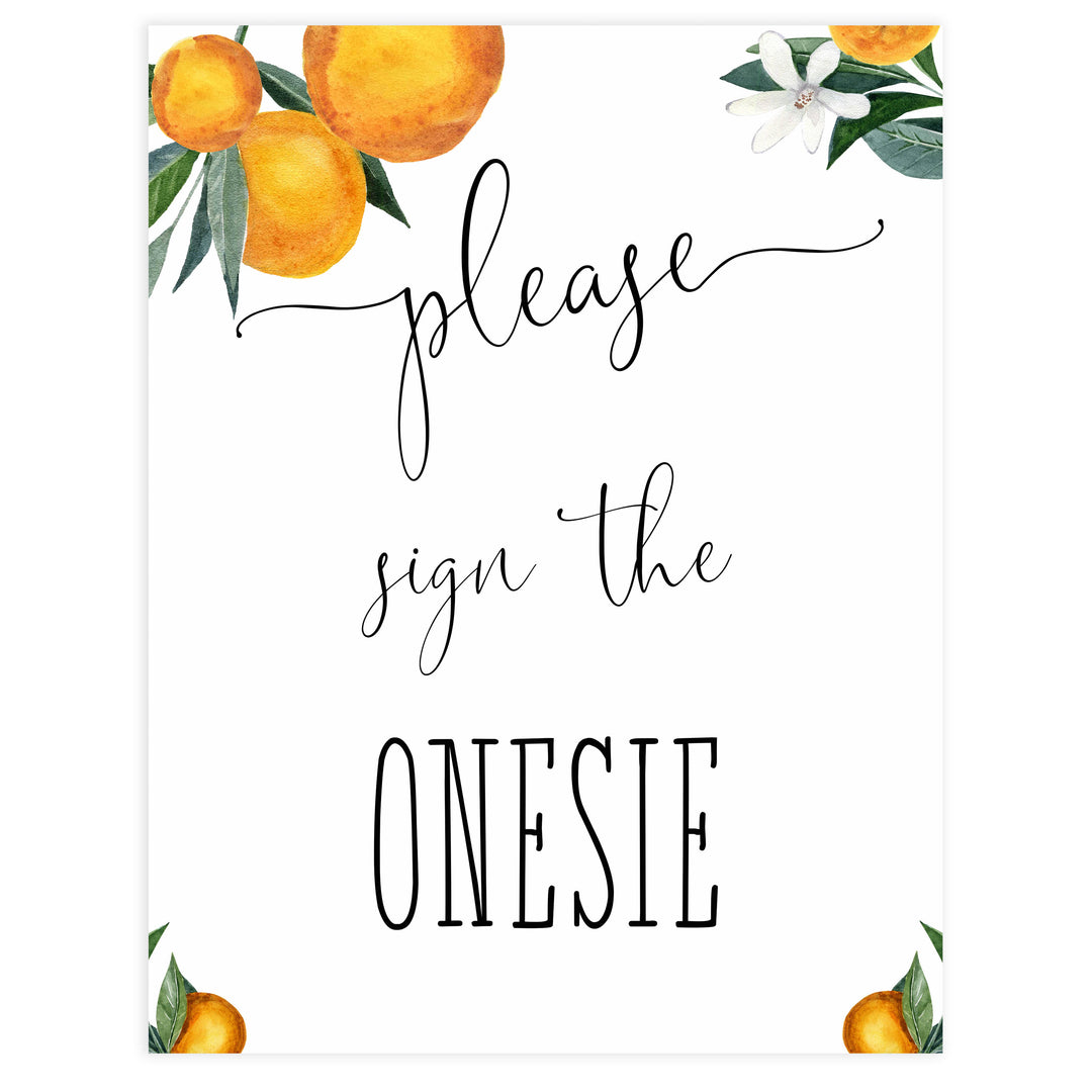 please sign the onesie keepsake, Printable baby shower games, little cutie baby games, baby shower games, fun baby shower ideas, top baby shower ideas, little cutie baby shower, baby shower games, fun little cutie baby shower ideas, citrus baby shower games, citrus baby shower, orange baby shower