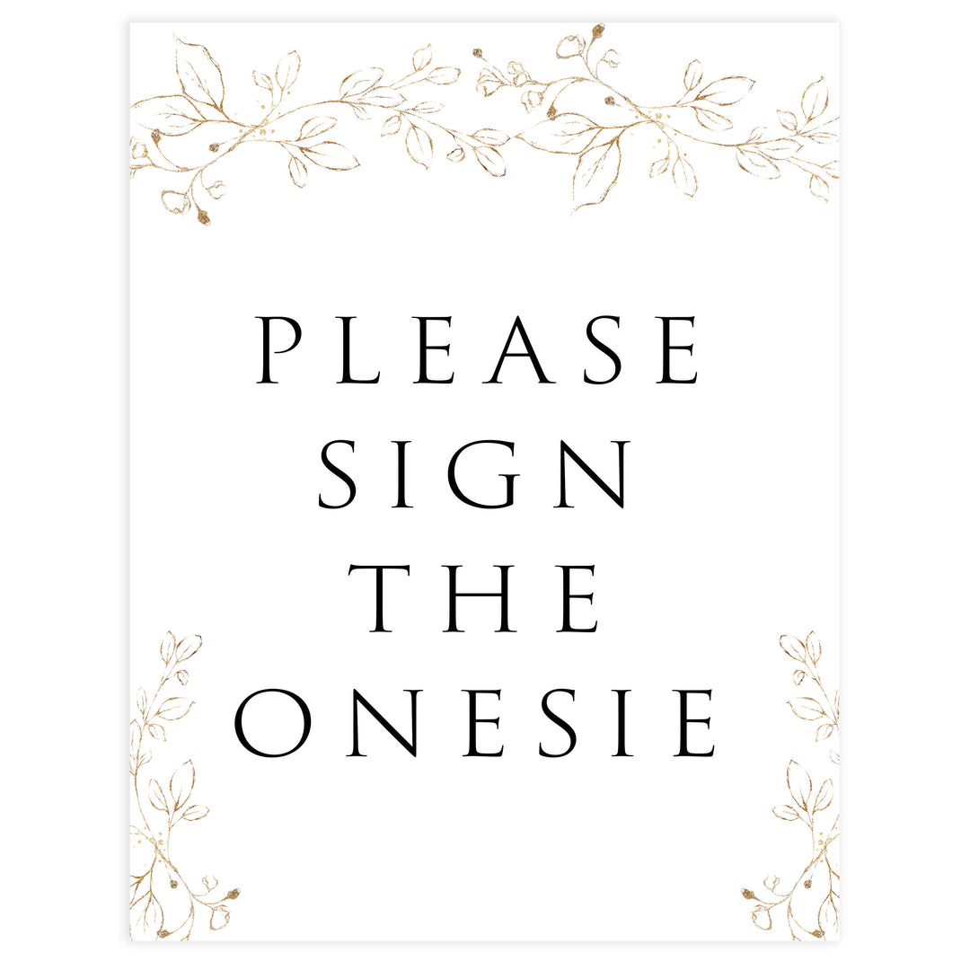 please sign the onesie baby game, Printable baby shower games, gold leaf baby games, baby shower games, fun baby shower ideas, top baby shower ideas, gold leaf baby shower, baby shower games, fun gold leaf baby shower ideas