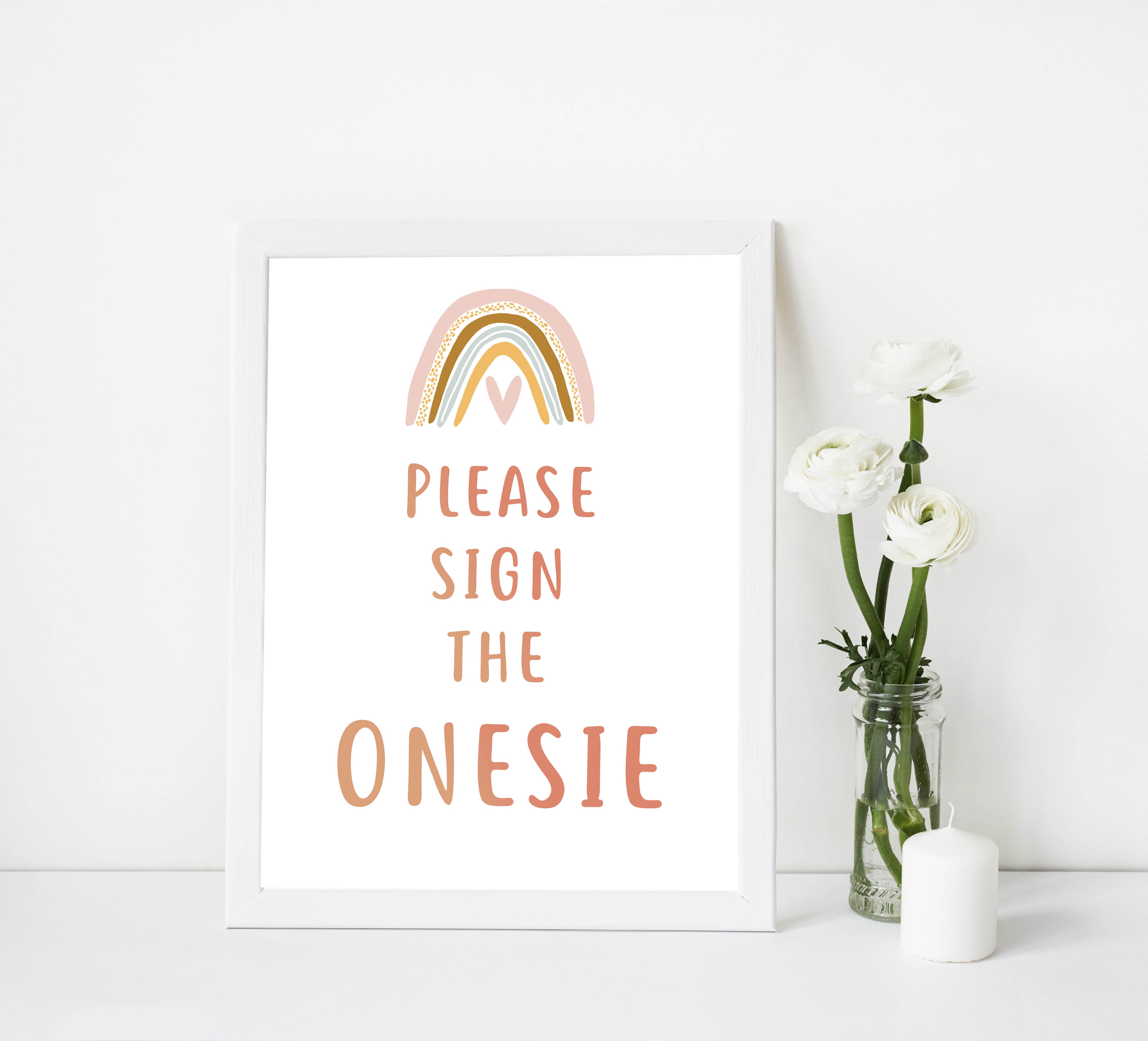 sign the onesie baby game, Printable baby shower games, boho rainbow baby games, baby shower games, fun baby shower ideas, top baby shower ideas, boho rainbow baby shower, baby shower games, fun boho rainbow baby shower ideas