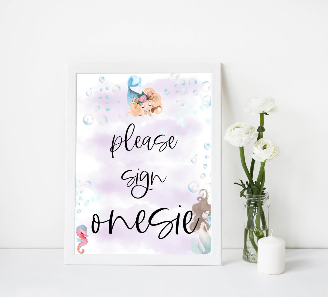 sign the onesie baby game, Printable baby shower games, little mermaid baby games, baby shower games, fun baby shower ideas, top baby shower ideas, little mermaid baby shower, baby shower games, pink hearts baby shower ideas