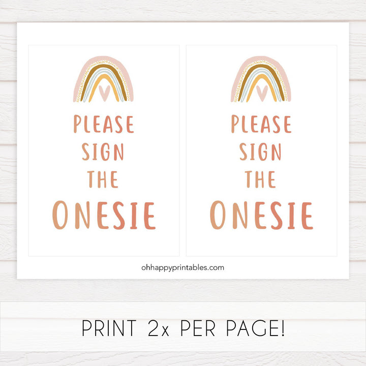 sign the onesie baby game, Printable baby shower games, boho rainbow baby games, baby shower games, fun baby shower ideas, top baby shower ideas, boho rainbow baby shower, baby shower games, fun boho rainbow baby shower ideas
