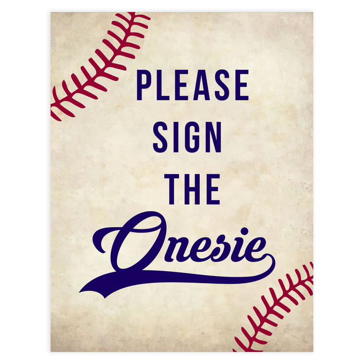 please sign the onesie sign, Baseball baby signs, baseball baby decor, printable baby shower decor, fun baby decor, baby food signs, printable baby shower ideas