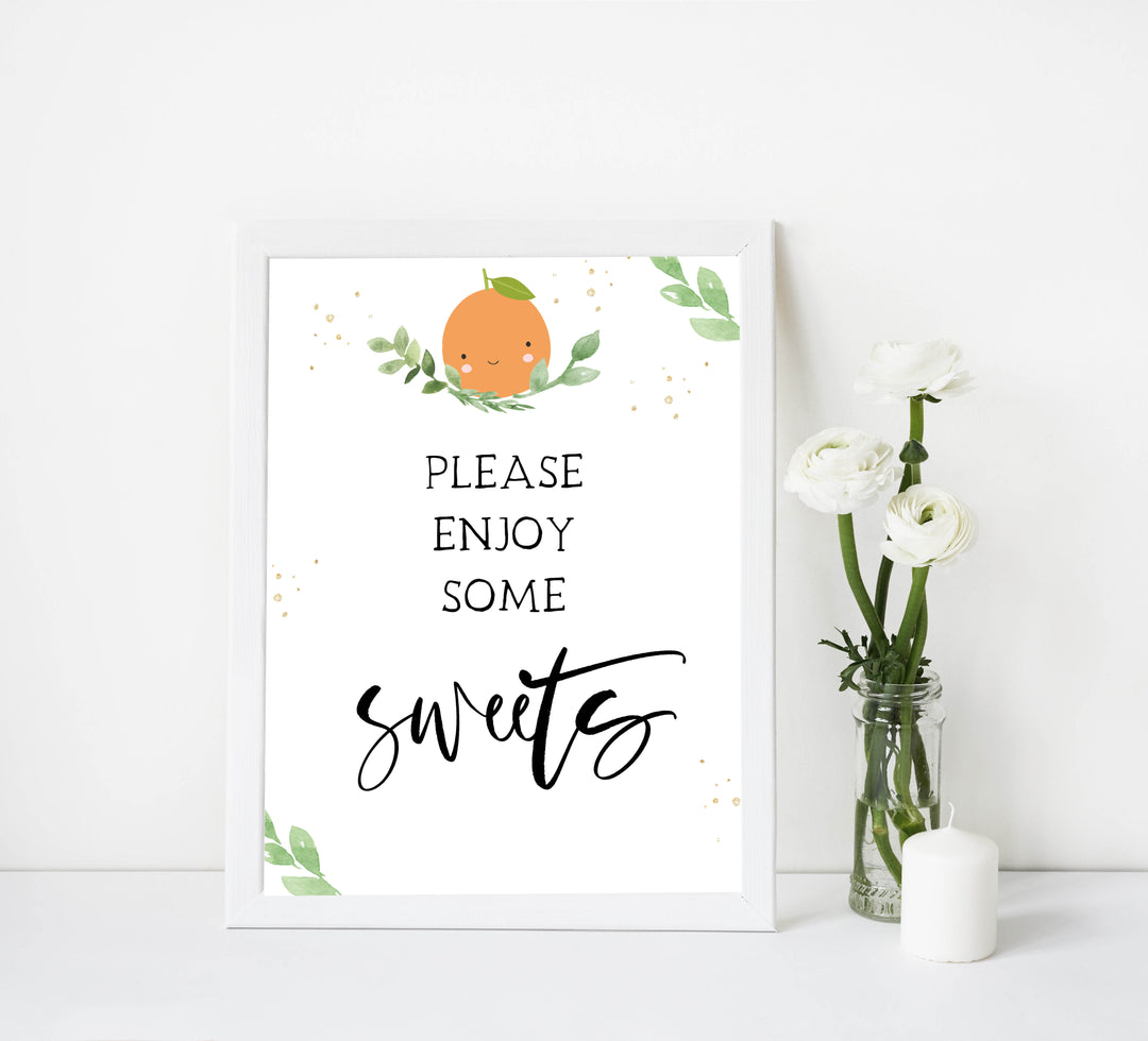 sweets baby shower table signs, Little cutie baby decor, printable baby table signs, printable baby decor, baby little cutie table signs, fun baby signs, baby little cutie fun baby table signs