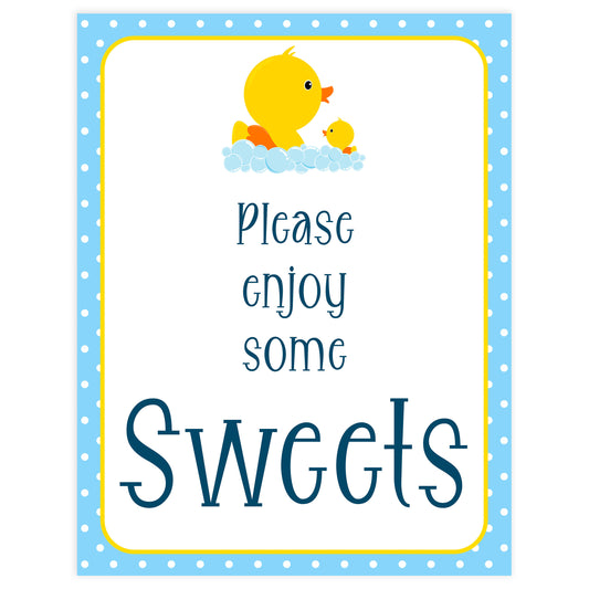 rubber ducky baby signs, sweets baby signs, printable baby signs, baby decor, fun baby decor, rubber ducky