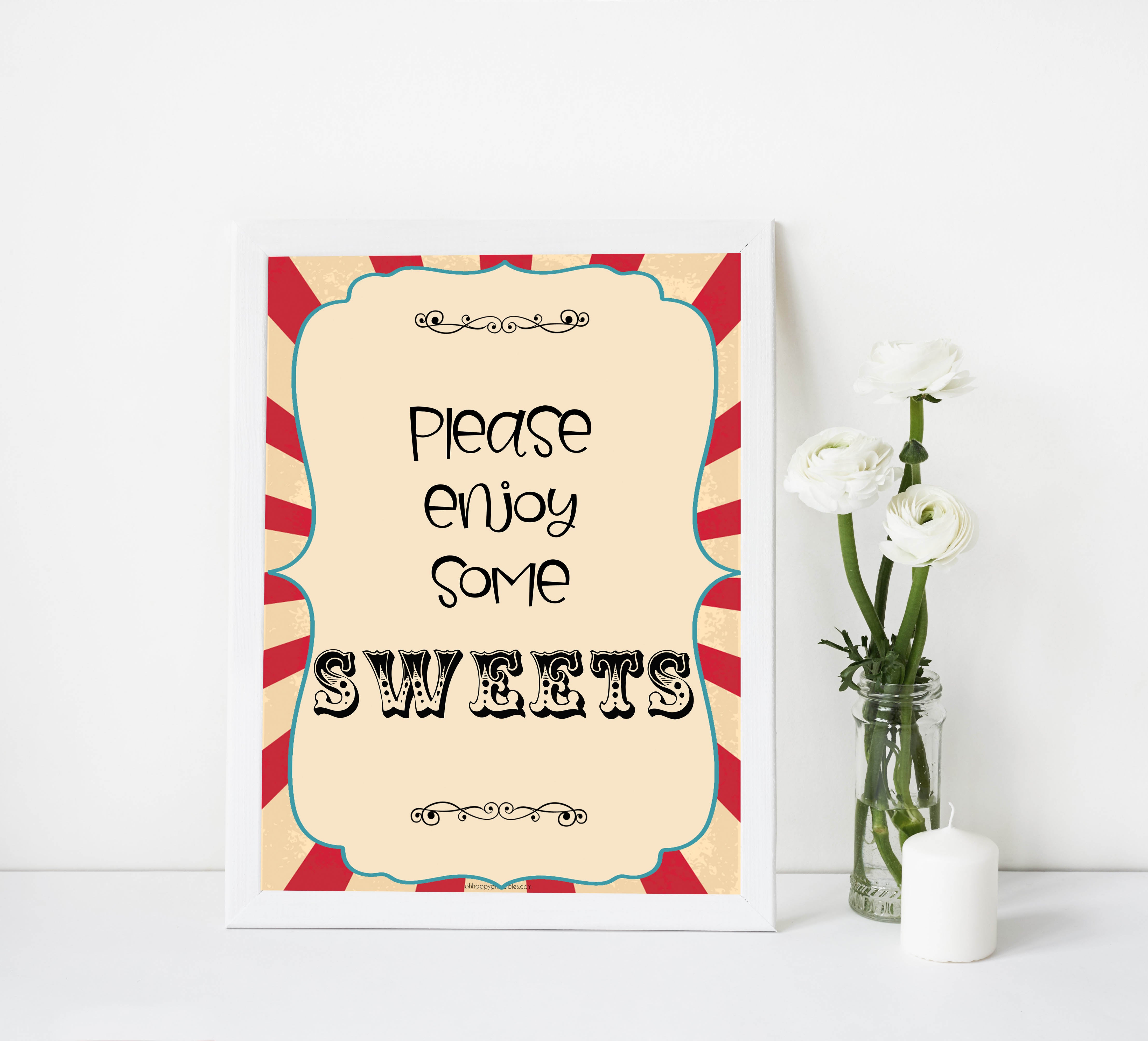 sweets baby table signs, sweets baby table decor sign, Circus baby decor, printable baby table signs, printable baby decor, carnival table signs, fun baby signs, circus fun baby table signs