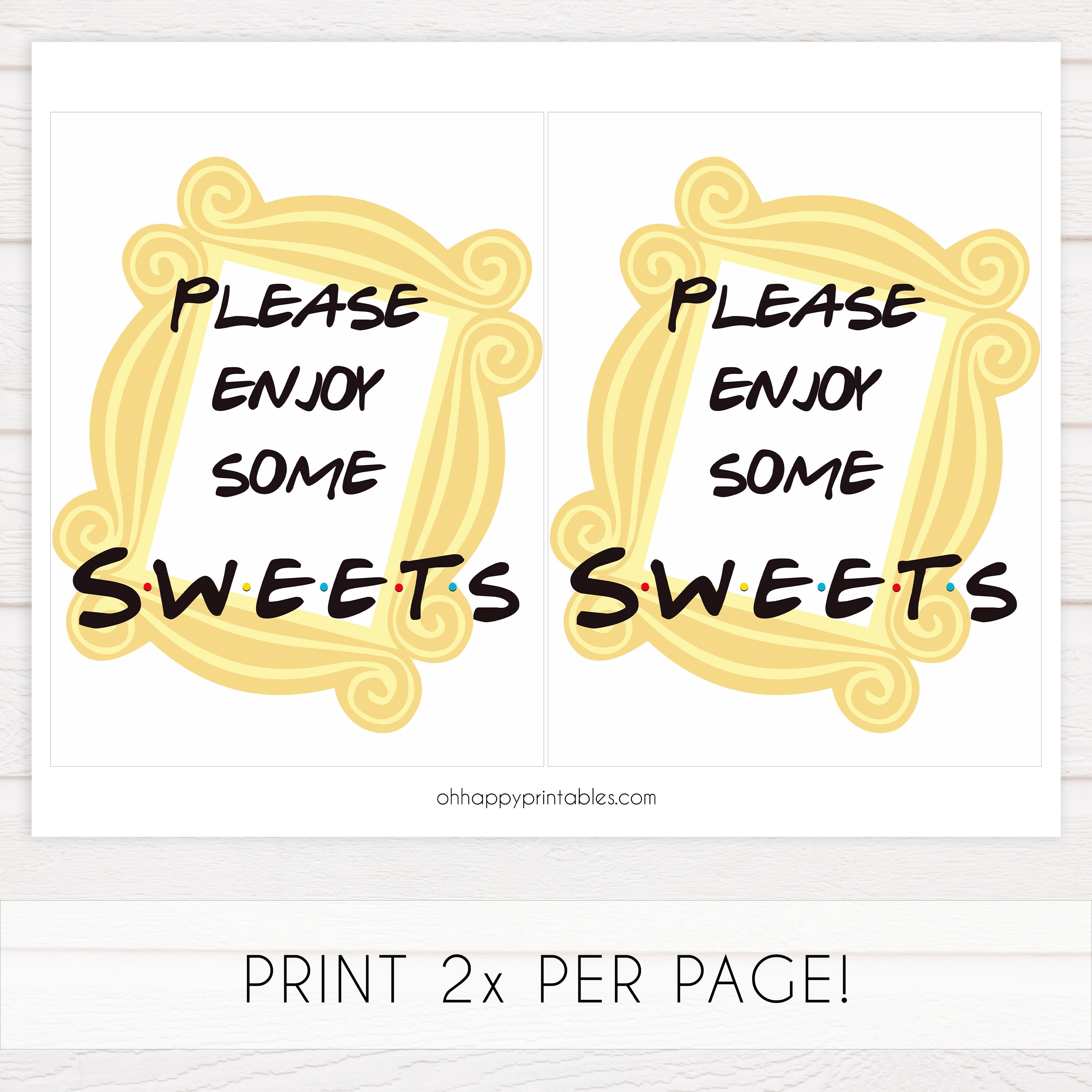 sweets baby table sign, sweets baby sign, Printable baby shower games, friends fun baby games, baby shower games, fun baby shower ideas, top baby shower ideas, friends baby shower, friends baby shower ideas