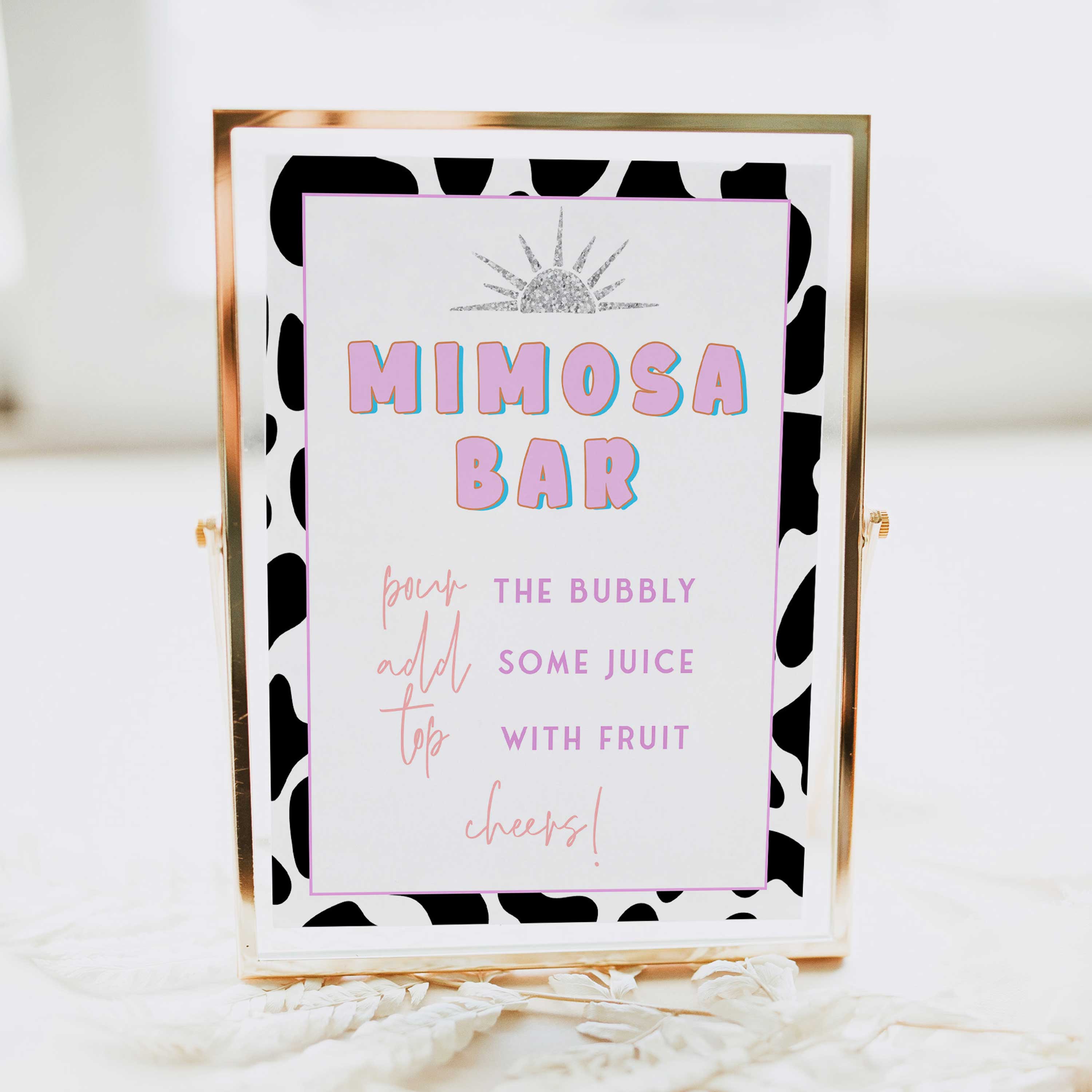 DIY Mimosa Bar Guide: How To Set Up + FREE Mimosa Bar Printables