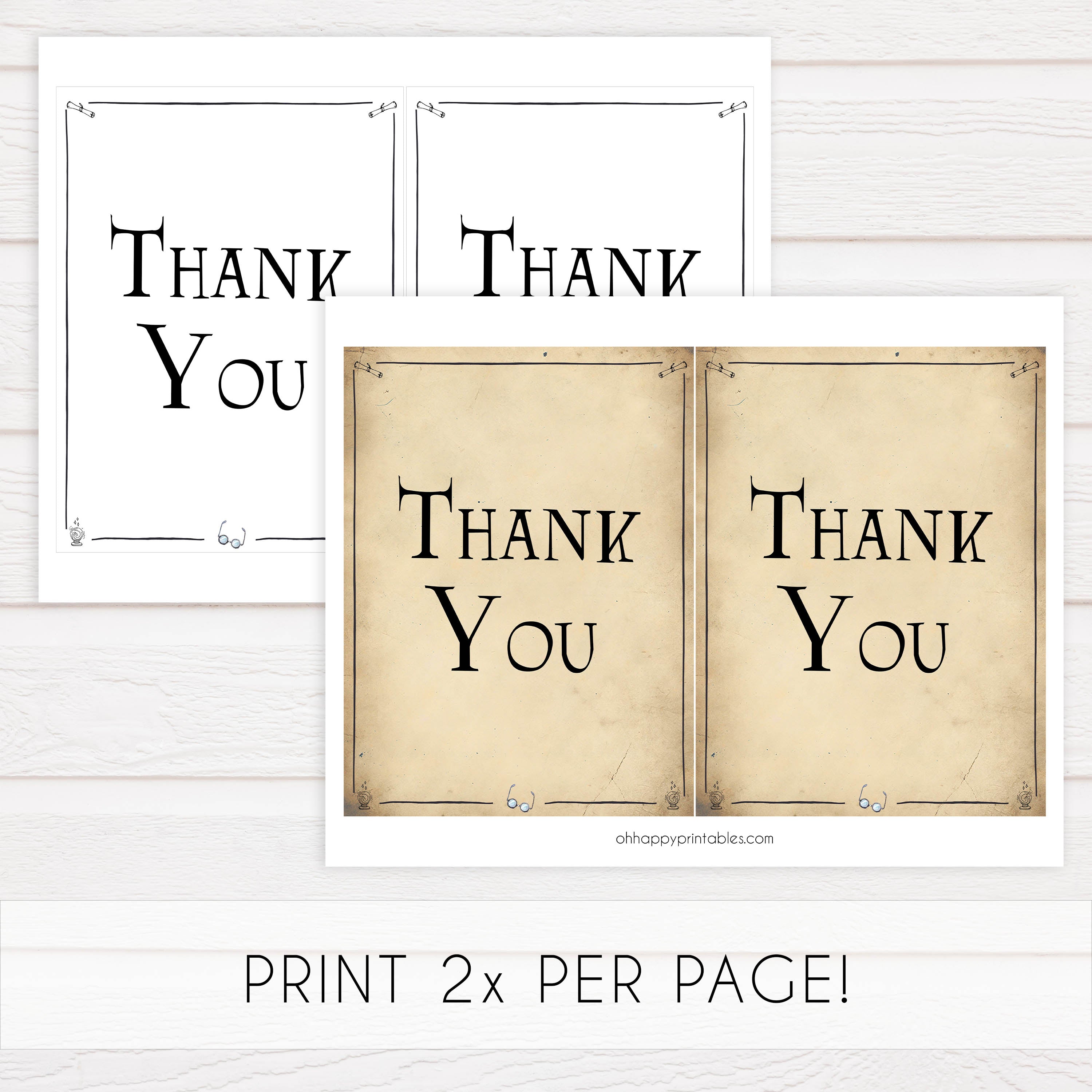 thank you sign, Printable bridal shower signs, Harry Potter bridal shower decor, Harry Potter bridal shower decor ideas, fun bridal shower decor, bridal shower game ideas, Harry Potter bridal shower ideas