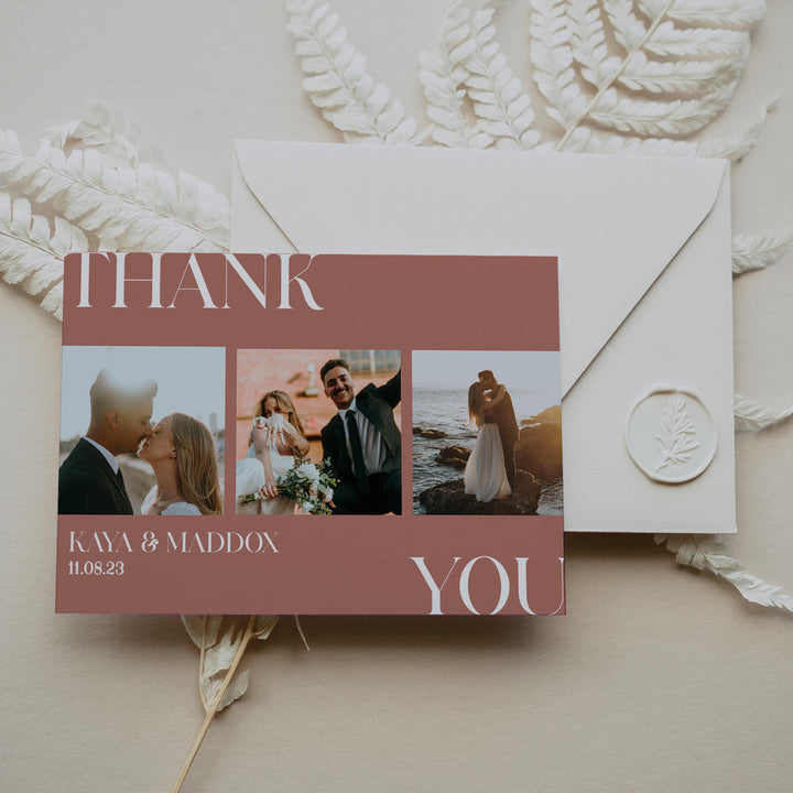 editable wedding thank you card, printable wedding thank you cards, dusty rose wedding invitation suite, editable wedding stationery, printable wedding stationery, modern wedding items, wedding save the dates