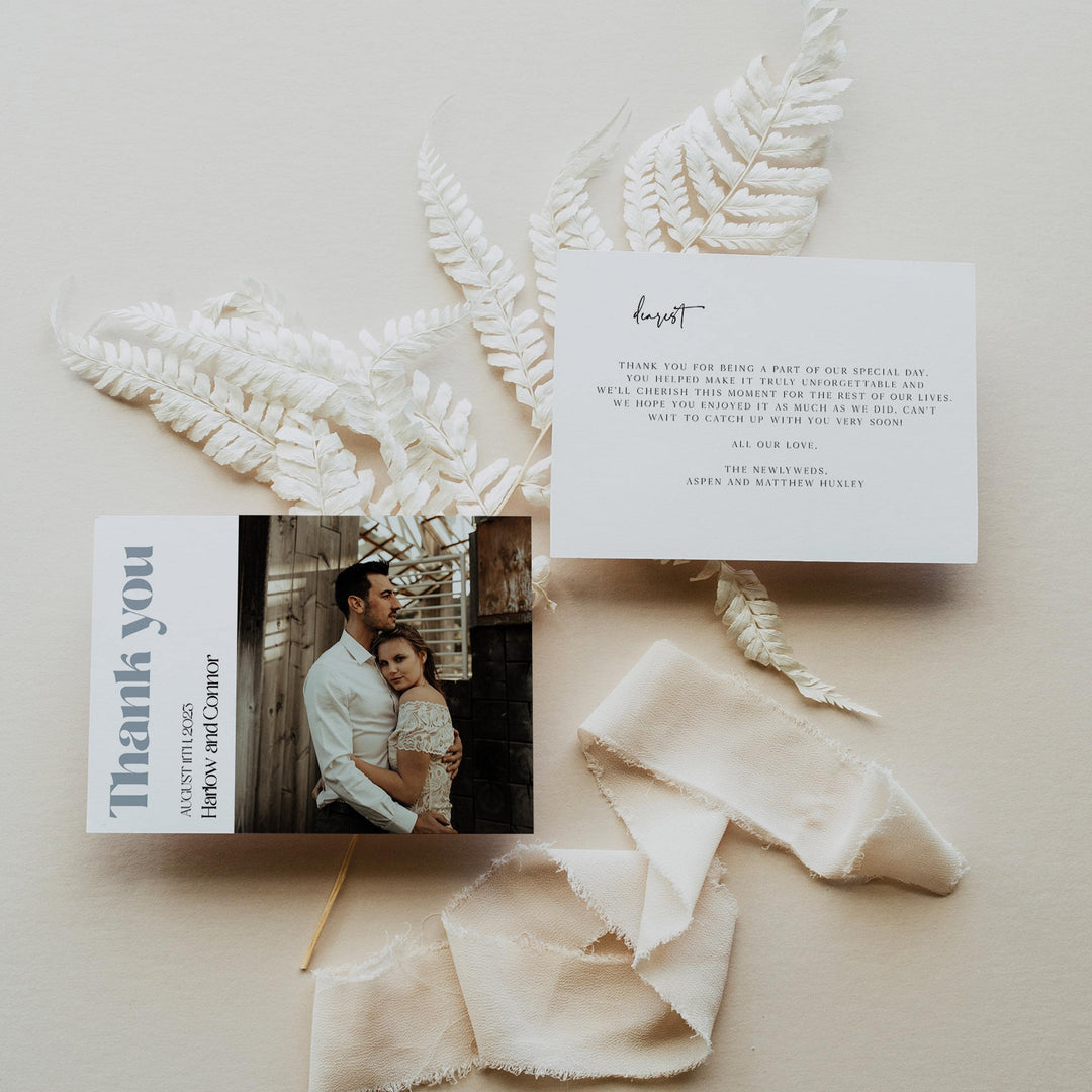 editable wedding thank you card, printable wedding thank you card, modern wedding invitation suite, editable wedding stationery, printable wedding stationery, modern wedding items, wedding save the dates