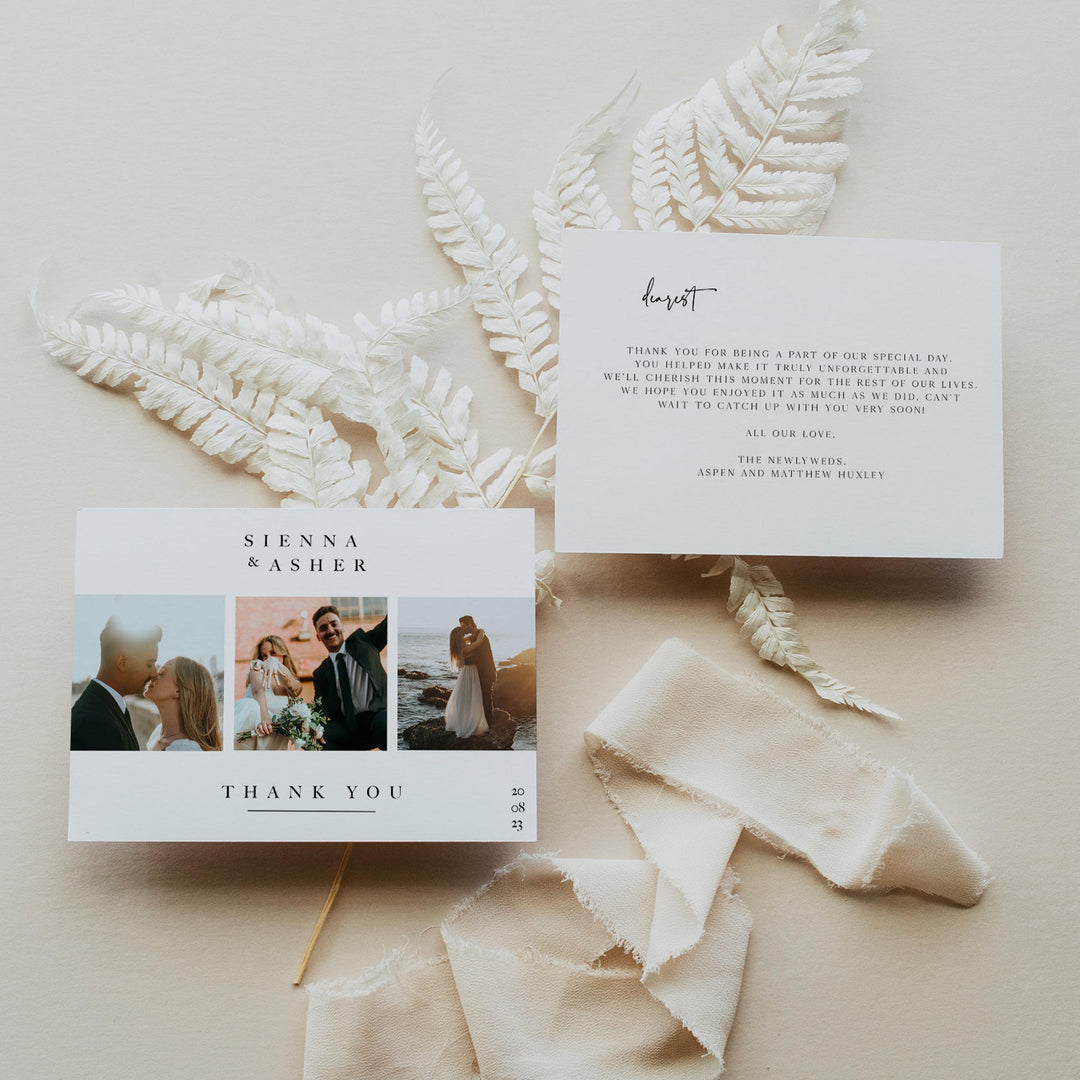 editable wedding thank you card, printable wedding thank you card, editable wedding invitation suite, editable wedding stationery, printable wedding stationery, modern wedding items, wedding save the dates