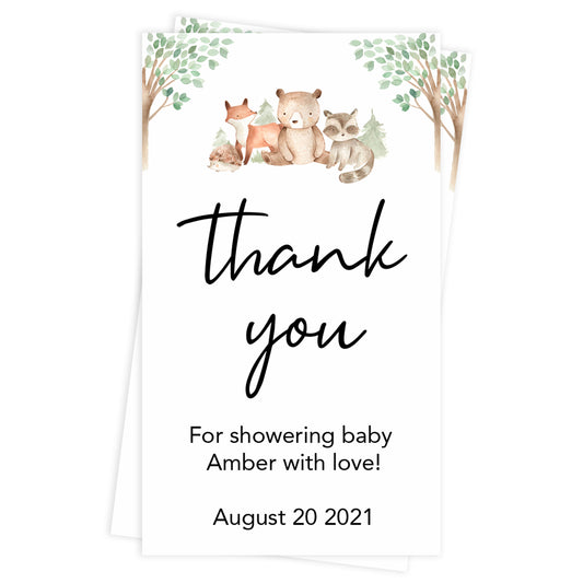 thank you tags, Printable baby shower games, woodland animals baby games, baby shower games, fun baby shower ideas, top baby shower ideas, woodland baby shower, baby shower games, fun woodland animals baby shower ideas