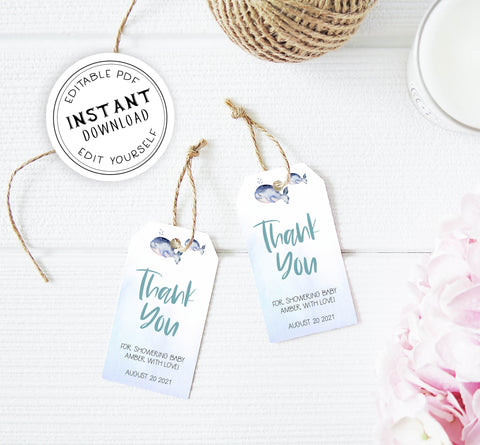 editable thank you tags, Printable baby shower games, whale baby games, baby shower games, fun baby shower ideas, top baby shower ideas, whale baby shower, baby shower games, fun whale baby shower ideas