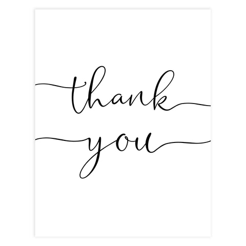 Minimalist bridal shower signs, thank you sign, printable bridal signs, printable bridal decor, minimalist bridal decor, bridal decor, bridal table signs