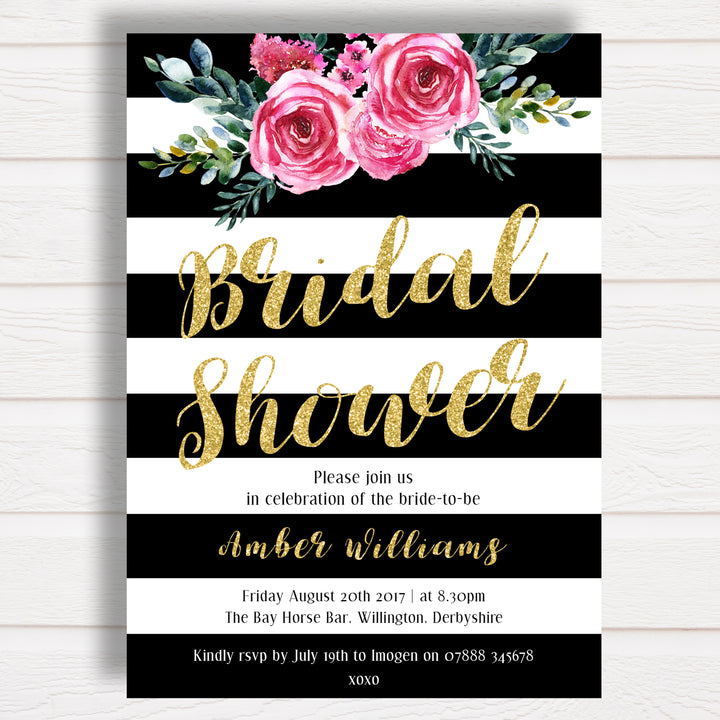 Kate Spade Bridal Shower Invitation Printable 
