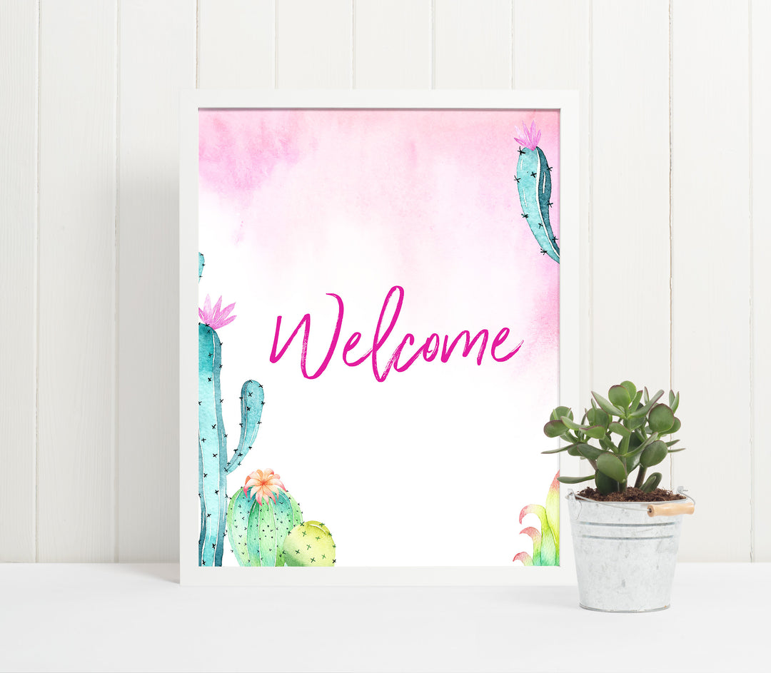 Welcome Table Sign - Fiesta