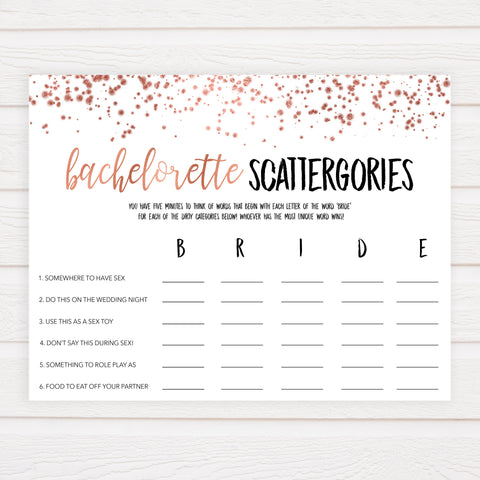 Rose gold bachelorette games, bachelorette sentences, bachelorette games, bridal shower games, top 10 baby games, fun bachelorette games, top bridal games, rose gold games