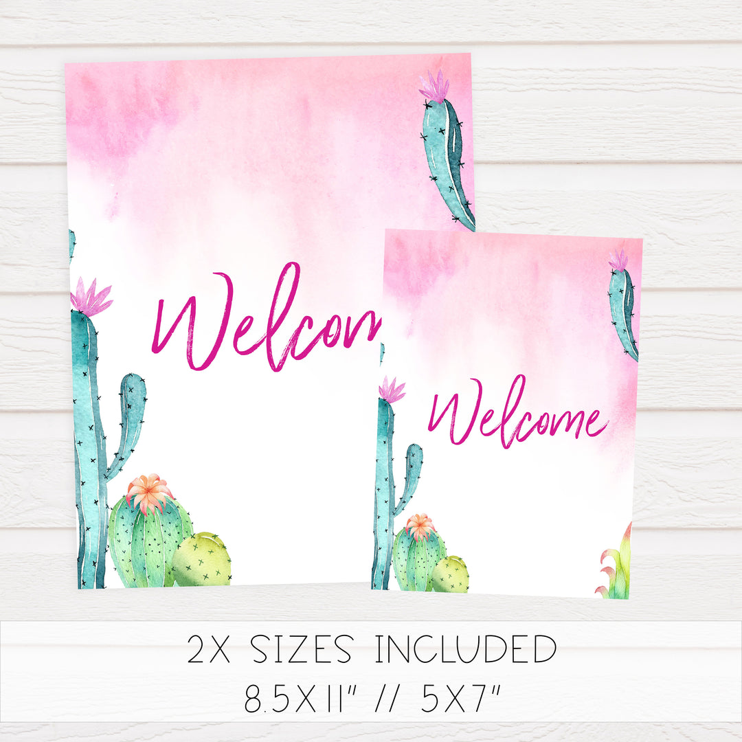 Welcome Table Sign - Fiesta