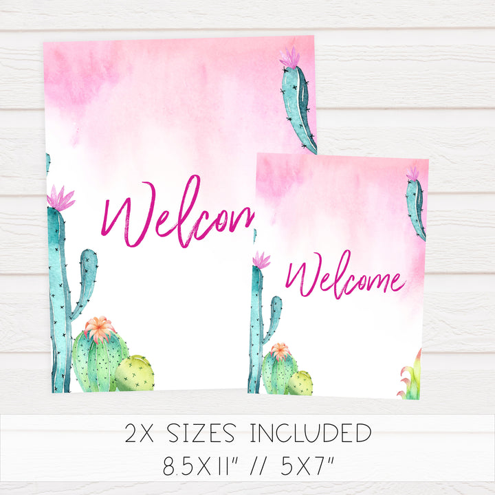 Welcome Table Sign - Fiesta