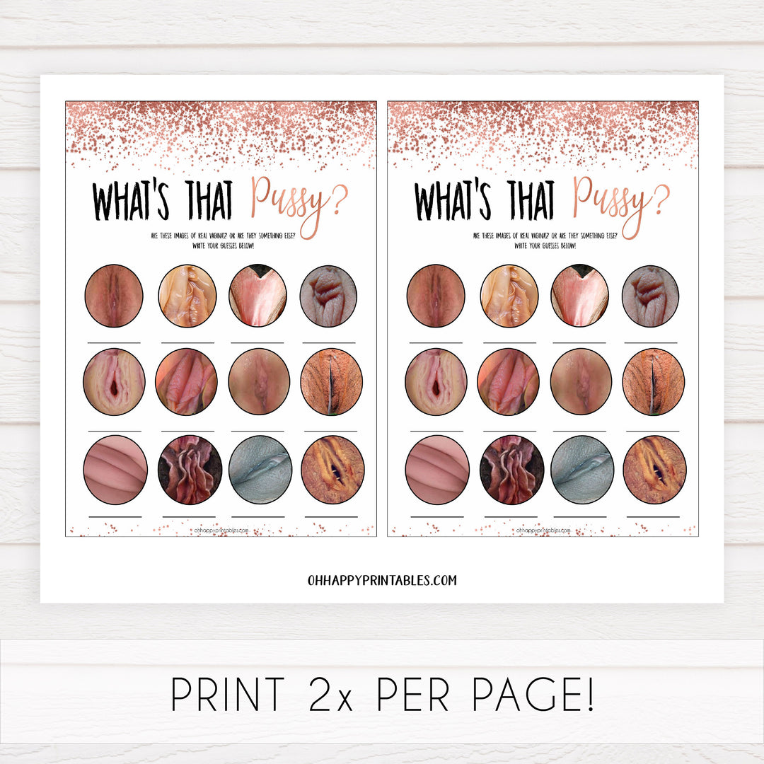 Rose gold bachelorette games, whats that pussy, bachelorette games, bridal shower games, top 10 baby games, fun bachelorette games, top bridal games, rose gold games