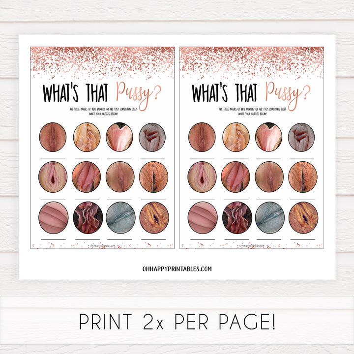 Rose gold bachelorette games, whats that pussy, bachelorette games, bridal shower games, top 10 baby games, fun bachelorette games, top bridal games, rose gold games