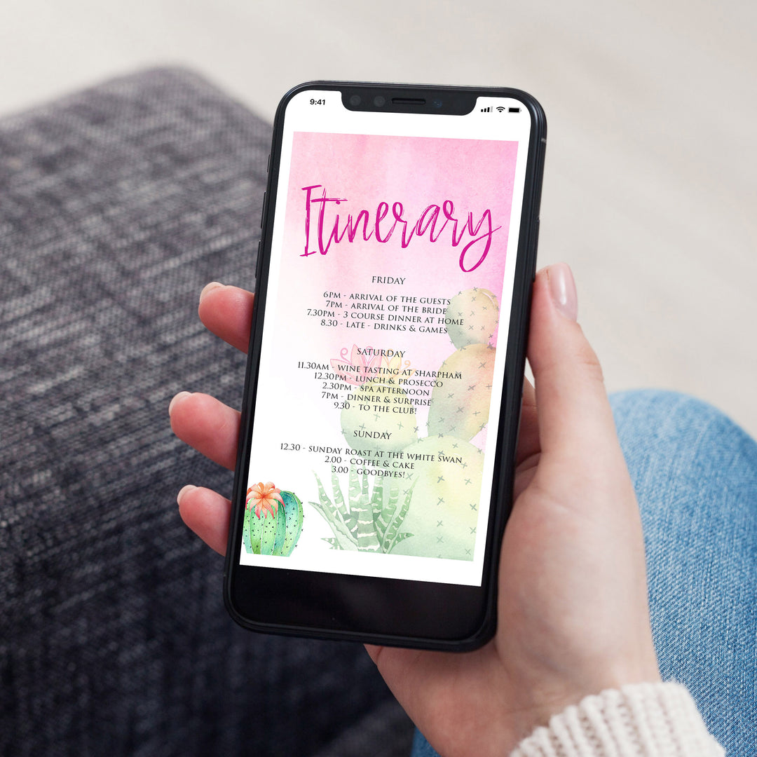 editable fiesta bridal shower itinerary, bridal shower itinerary, bridal itinerary, editable itinerary, fiesta bridal shower