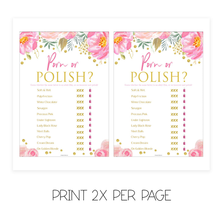 8 Bachelorette Party Games Bundle - Blush & Gold