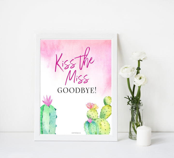 Kiss the Miss Goodbye Print - Fiesta