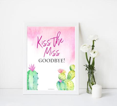 Kiss the Miss Goodbye Print - Fiesta
