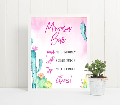 Mimosa Bar Sign - Fiesta