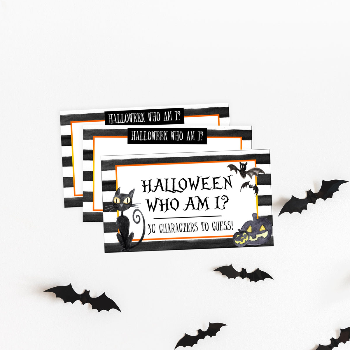 halloween who am I game, halloween party games, halloween games, fun halloween games, kids halloween games