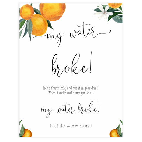 my water broke baby game, Printable baby shower games, little cutie baby games, baby shower games, fun baby shower ideas, top baby shower ideas, little cutie baby shower, baby shower games, fun little cutie baby shower ideas, citrus baby shower games, citrus baby shower, orange baby shower