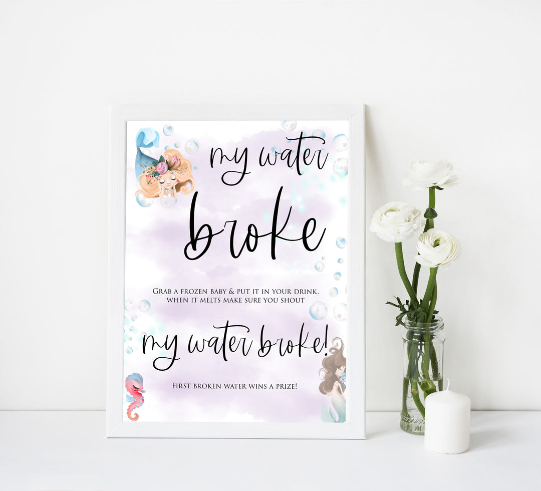 my waters broke baby games, Printable baby shower games, little mermaid baby games, baby shower games, fun baby shower ideas, top baby shower ideas, little mermaid baby shower, baby shower games, pink hearts baby shower ideas