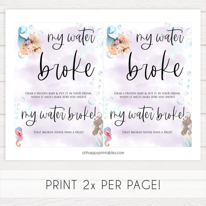 my waters broke baby games, Printable baby shower games, little mermaid baby games, baby shower games, fun baby shower ideas, top baby shower ideas, little mermaid baby shower, baby shower games, pink hearts baby shower ideas