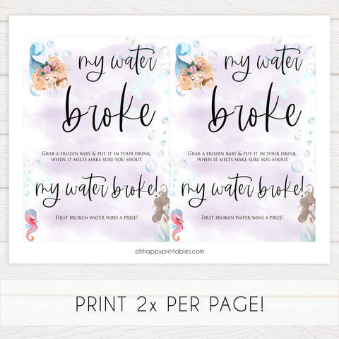 my waters broke baby games, Printable baby shower games, little mermaid baby games, baby shower games, fun baby shower ideas, top baby shower ideas, little mermaid baby shower, baby shower games, pink hearts baby shower ideas
