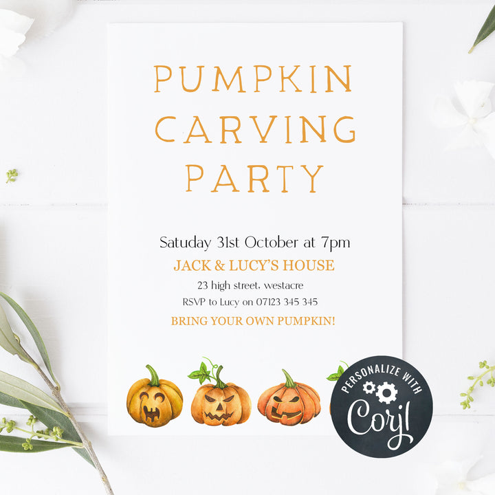 halloween invitations, editable halloween invitations, printable halloween invitations, spooky halloween invitations