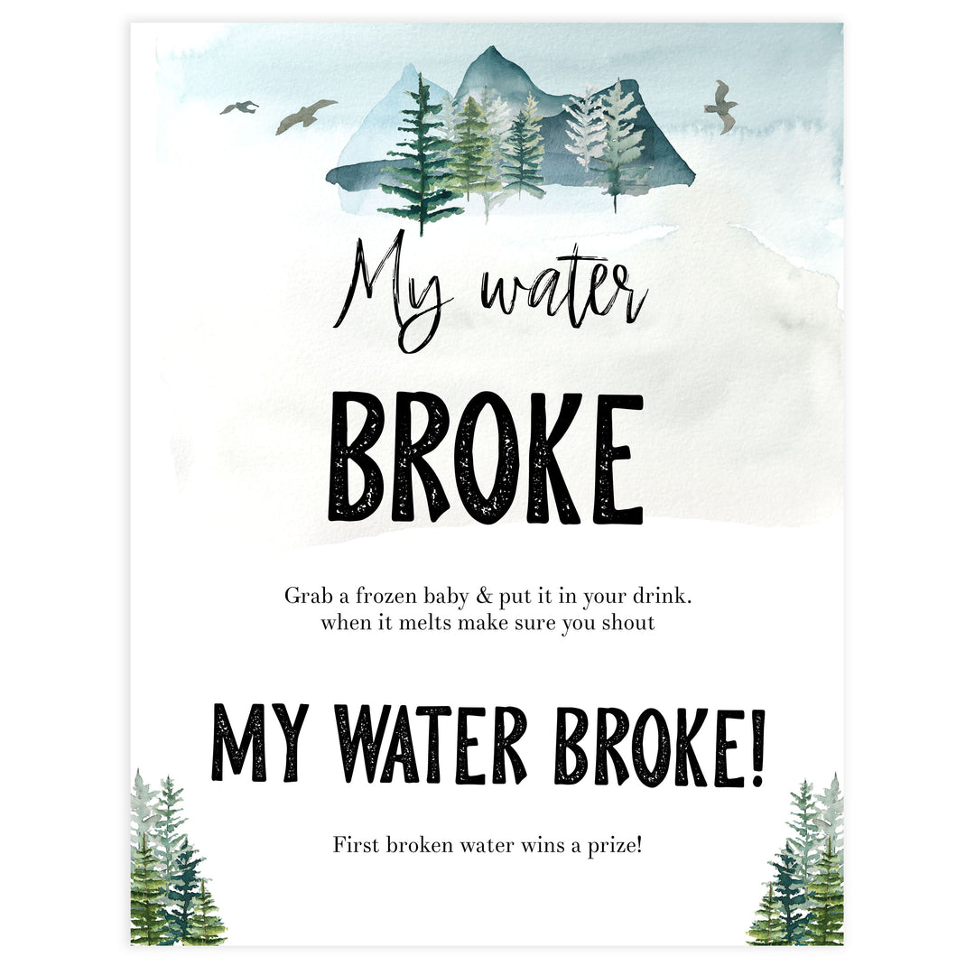 my waters broke game, Printable baby shower games, adventure awaits baby games, baby shower games, fun baby shower ideas, top baby shower ideas, adventure awaits baby shower, baby shower games, fun adventure baby shower ideas